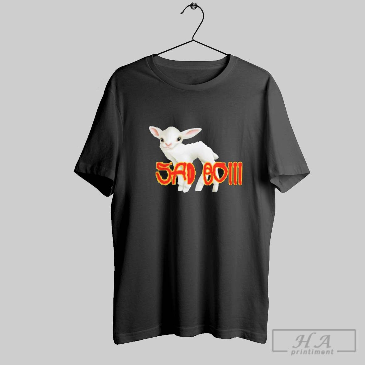 Official Official Benee Merch Sad Boiii Pixel Font Sheep Cartoon