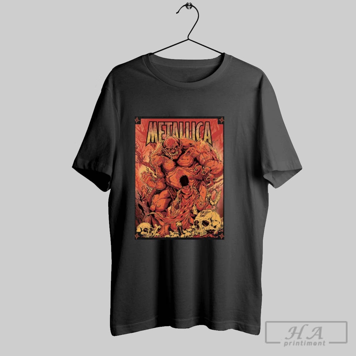 Official Official Metallica Hero Of The Day Screen Printed Poster