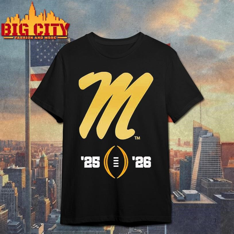 Official Ole Miss Football 2025-2026 College Football Playoff Shirt
