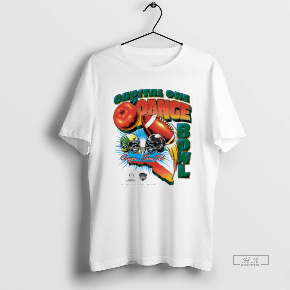 Official Oregon Vs Texas Tech Capital One Orange Bowl 2026 Vintage Matchup T-Shirts, Hoodie, Sweatshirt | WearSparks.com