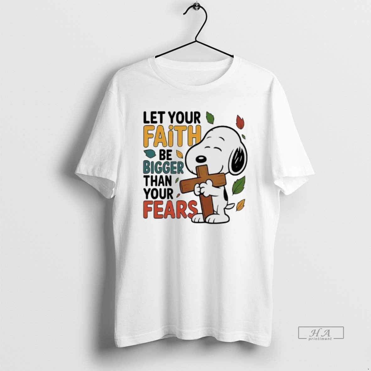 Official Peanuts Cross Let Your Faith Be Bigger Than Your Fears T-Shirts, Hoodie, Sweatshirt | WearSparks.com