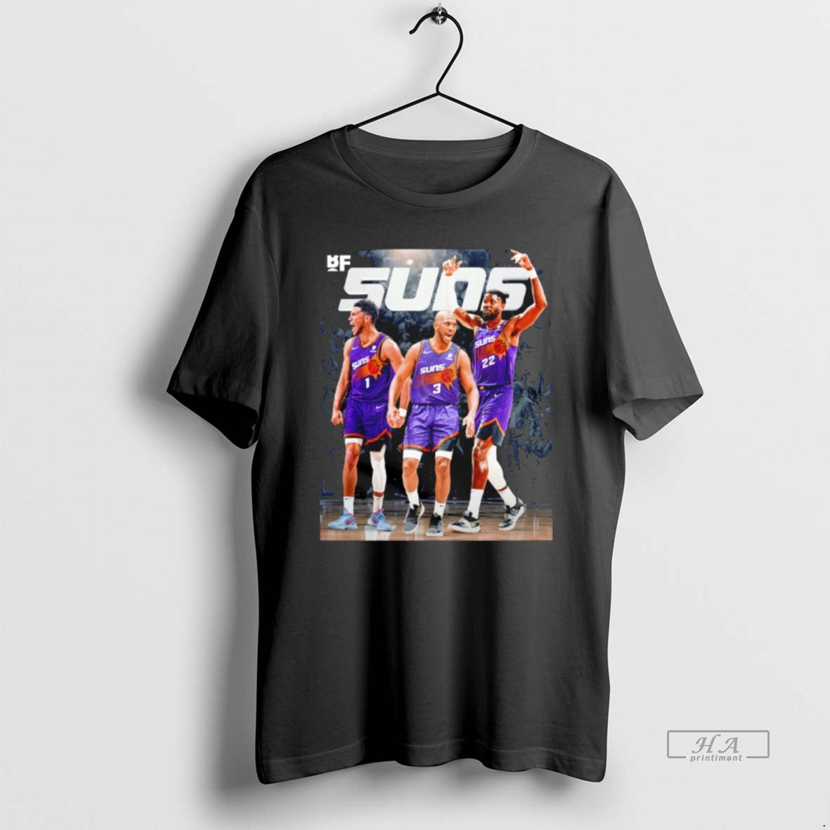 Official Phoenix Suns Players Devin Booker 1 Chris Paul 3 Deandre Ayton 22 Graphic T-Shirts, Hoodie, Sweatshirt