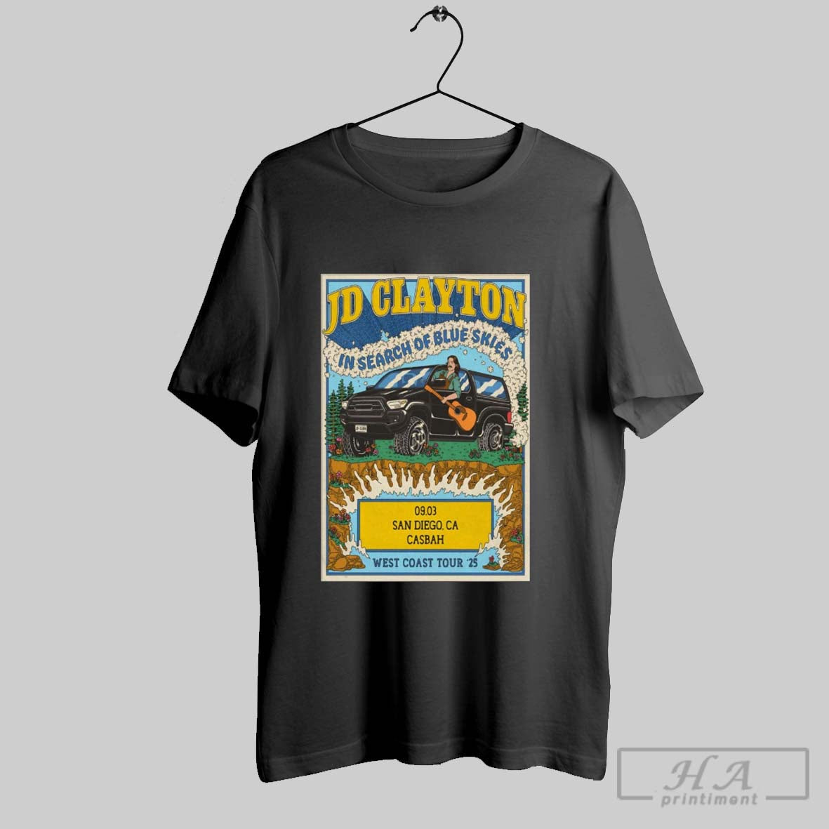 Official Poster Jd Clayton September 3 2025 Casbah In San Diego Ca West Coast Tour