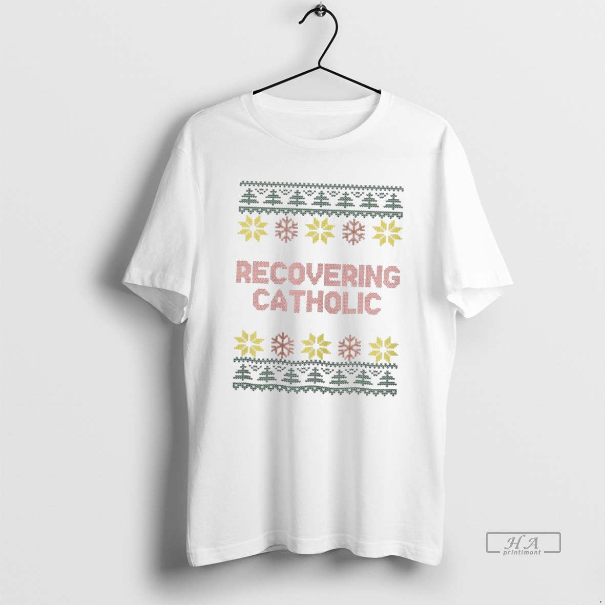 Official Recovering Catholic Christmas Ugly T-Shirts, Hoodie, Sweatshirt | WearSparks.com
