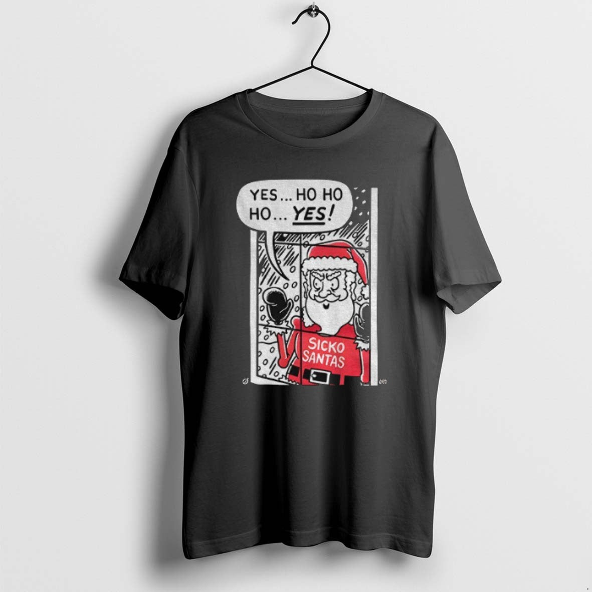 Official Santa Sickos Yes Ho Ho Ho Yes Merry Christmas T-Shirts, Hoodie, Sweatshirt | WearSparks.com