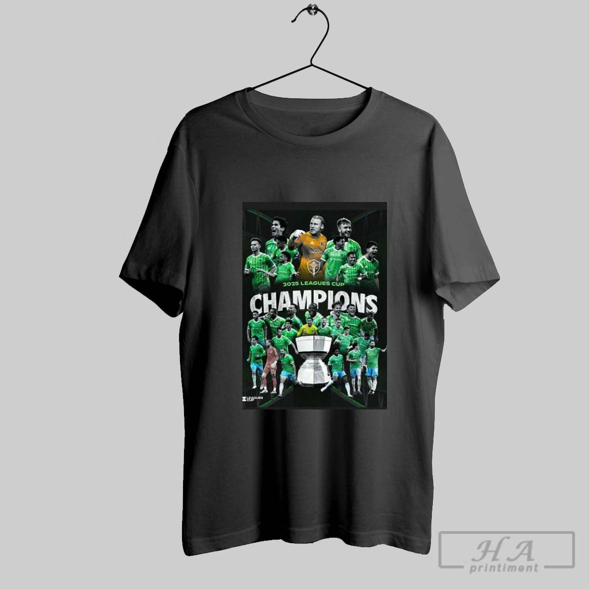 Official Seattle Sounders 2025 Leagues Cup Champions Poster