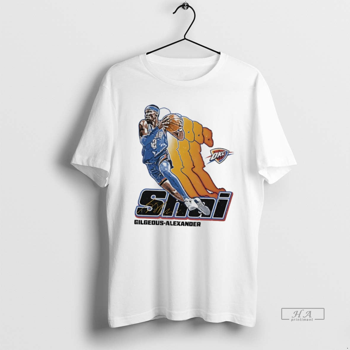 Official Shai Gilgeous Alexander Oklahoma City Thunder Signature Retro T-Shirts, Hoodie, Sweatshirt | WearSparks.com