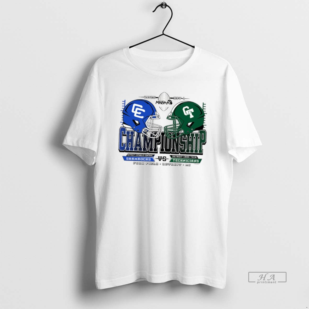 Official Shamrocks Vs Technicians 2025 Mhsaa Football D1 Championship T-Shirts, Hoodie, Sweatshirt | WearSparks.com