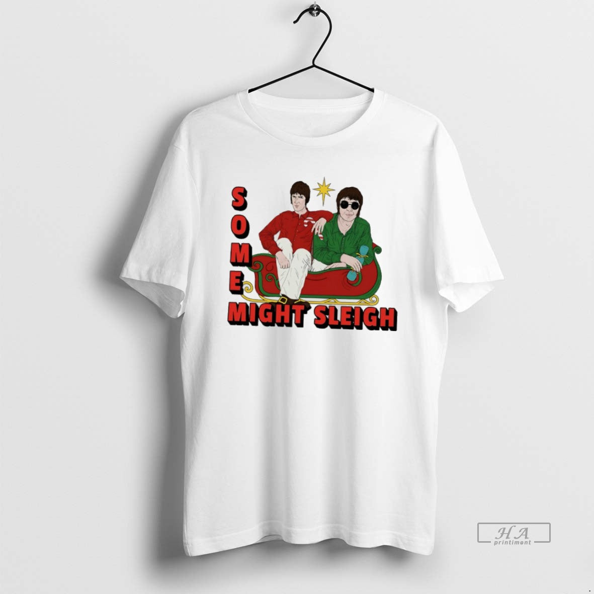 Official Some Might Sleigh Oasis Christmas T-Shirts, Hoodie, Sweatshirt | WearSparks.com