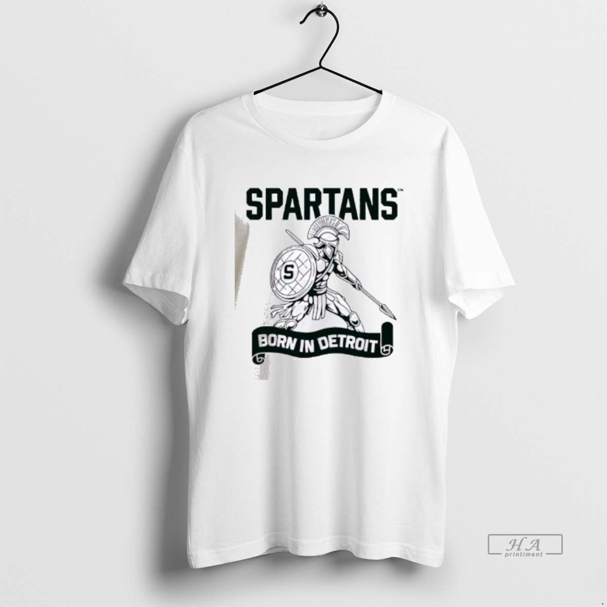 Official Spartans Born In Detroit T-Shirts, Hoodie, Sweatshirt | WearSparks.com