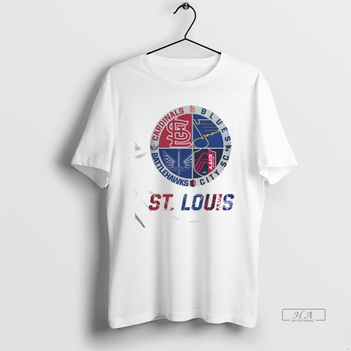 Official St Louis Cardinals St Louis Blues St Louis Battlehawks St Louis City Sc T-Shirts, Hoodie, Sweatshirt