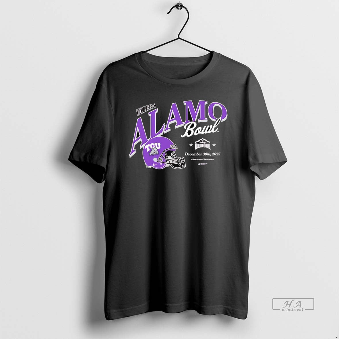Official Tcu Horned Frogs 2025 Valero Alamo Bowl Helmet T-Shirts, Hoodie, Sweatshirt | WearSparks.com
