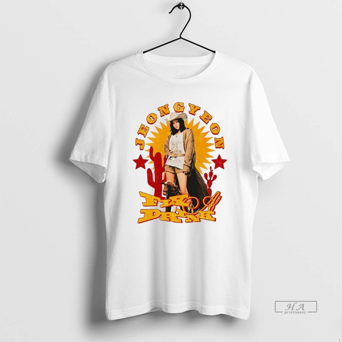 Official Twice Jeongyeon Fix A Drink Cowgirl Vintage T-Shirts, Hoodie, Sweatshirt | WearSparks.com