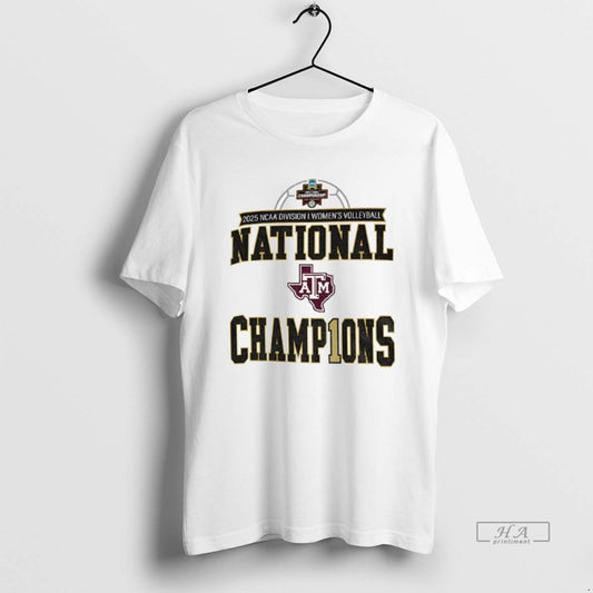 Official Texas Am Aggies 2025 Ncaa Division I Volleyball National Champions T-Shirts, Hoodie, Sweatshirt | WearSparks.com