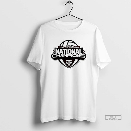 Official Texas Am Aggies 2025 Ncaa Womens Volleyball National Champions Logo T-Shirts, Hoodie, Sweatshirt | WearSparks.com