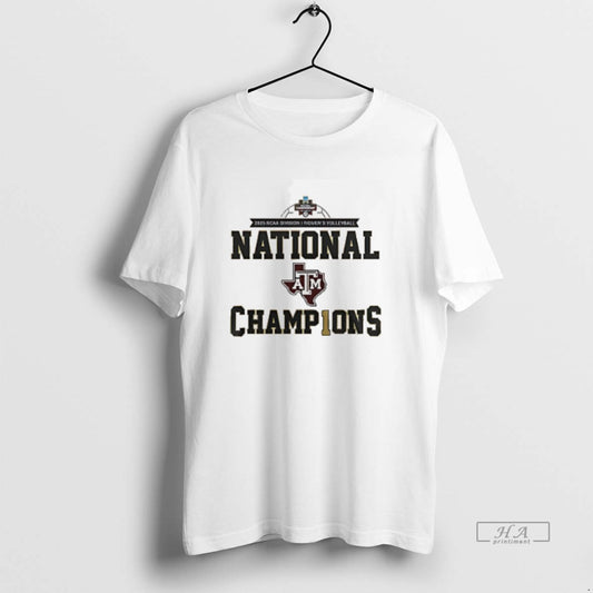 Official Texas Am Aggies Volleyball National Champions 2025 T-Shirts, Hoodie, Sweatshirt | WearSparks.com
