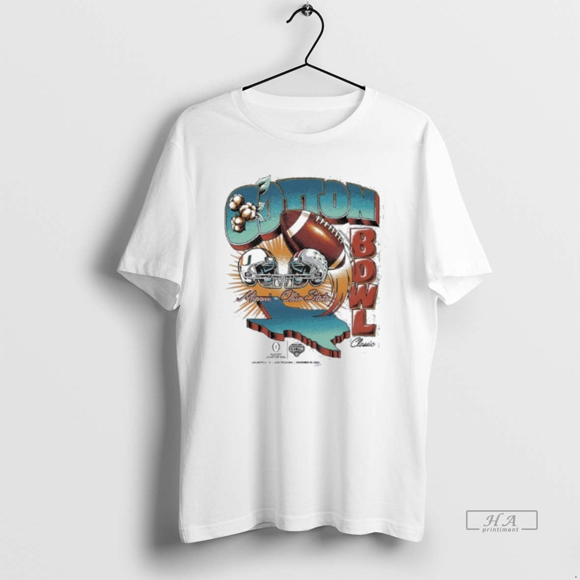 Official Texas Map Cotton Bowl Classic 2025 Miami Vs Ohio State Vintage Matchup T-Shirts, Hoodie, Sweatshirt | WearSparks.com