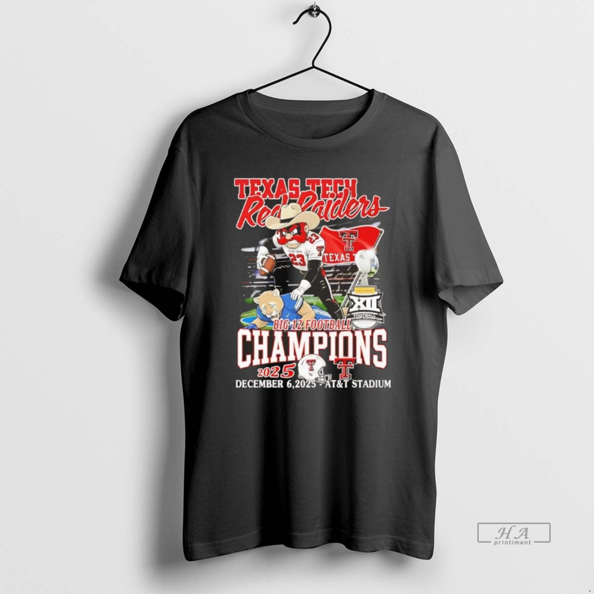 Official Texas Tech Red Raiders Big 12 Football Champions 2025 December Chriast T-Shirts, Hoodie, Sweatshirt | WearSparks.com