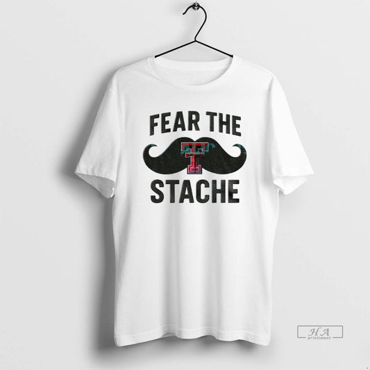 Official Texas Tech Red Raiders Fear The Stache Game Day Football Logo T-Shirts, Hoodie, Sweatshirt | WearSparks.com
