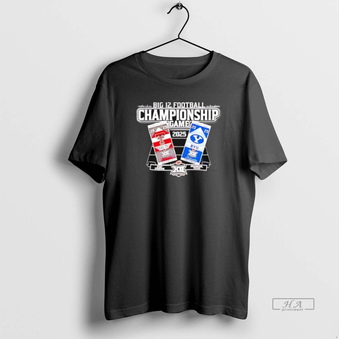 Official Texas Tech Vs Byu Big 12 2025 Football Championship Ticket T-Shirts, Hoodie, Sweatshirt | WearSparks.com