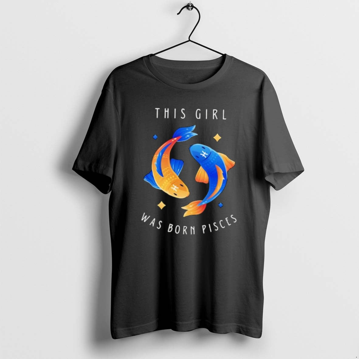 Official This Girl Was Born Pisces Fishes T-Shirts, Hoodie, Sweatshirt | WearSparks.com
