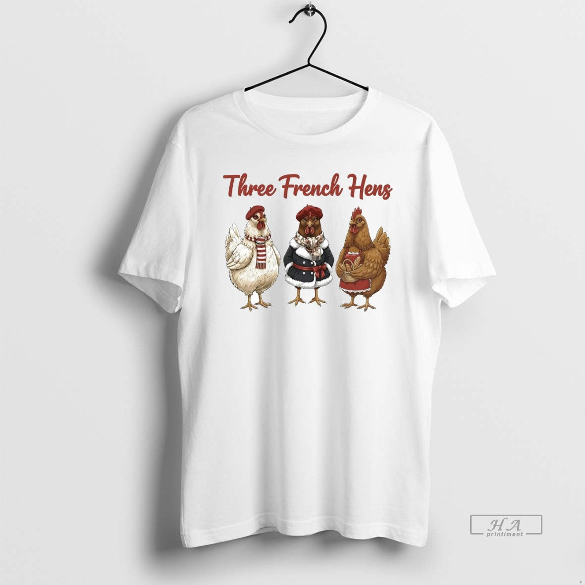 Official Three French Hens Christmas T-Shirts, Hoodie, Sweatshirt | WearSparks.com