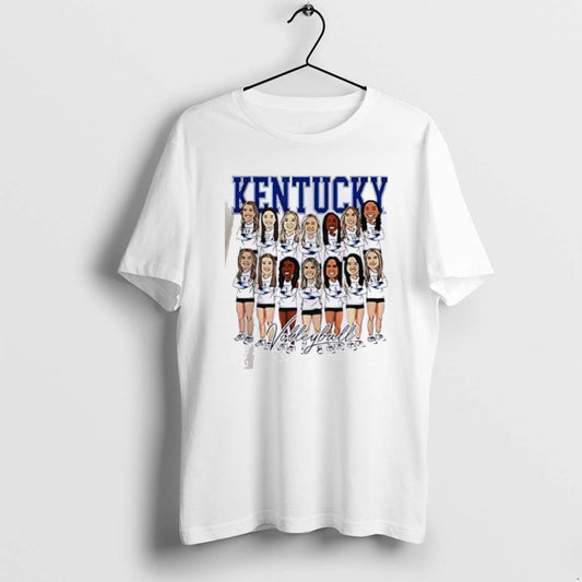 Official Top Kentucky Womens Volleyball Ncaa Team Caricature 25 26 T-Shirts, Hoodie, Sweatshirt | WearSparks.com