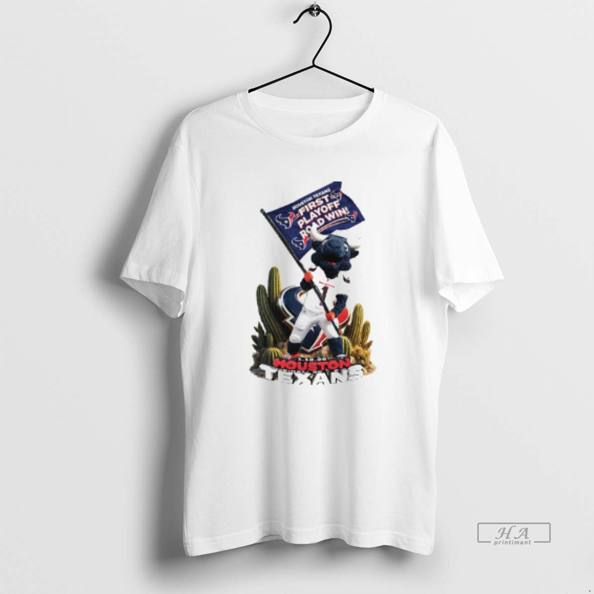 Official Toro Houston Texans First Playoff Road Win Mascot Caricature T-Shirts, Hoodie, Sweatshirt | WearSparks.com