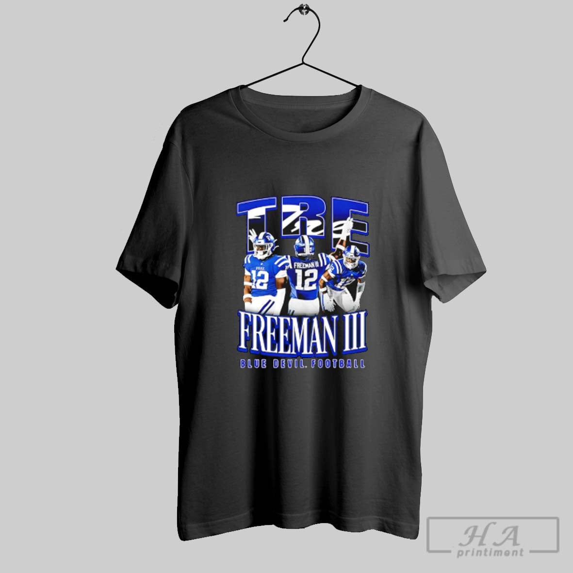Official Tre Freeman Iii Blue Devil Football Graphic