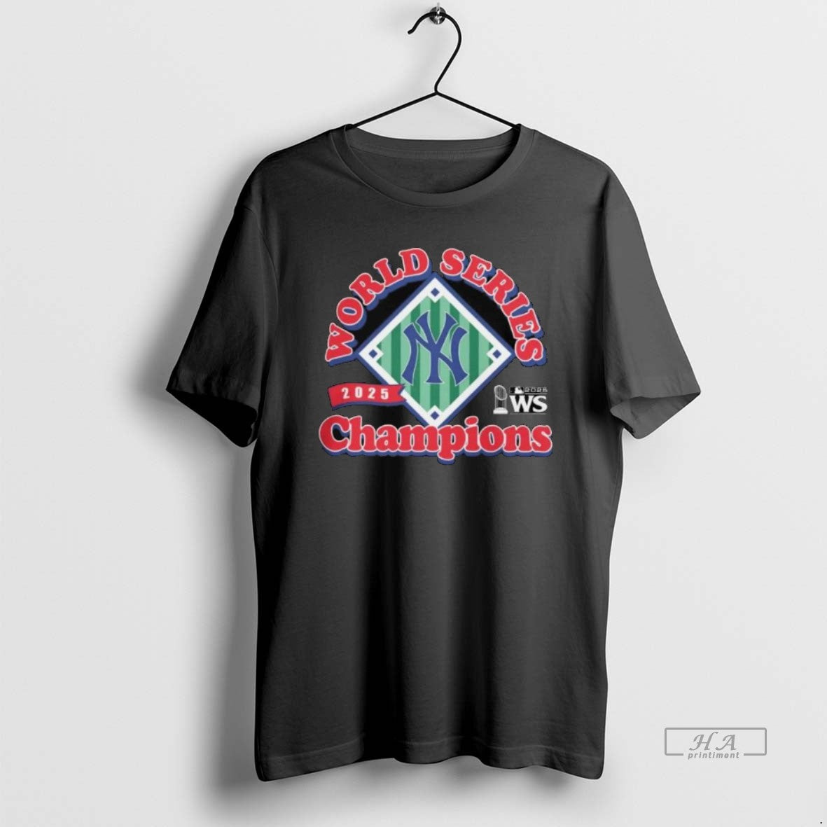 Official Trendy 2025 World Series Champions Ws Mlb Trophy New York Yankees Long Sleve Tee