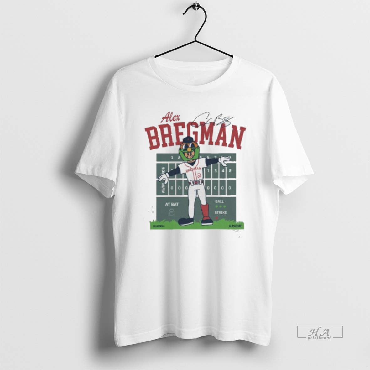 Official Trendy Alex Bregman Boston Red Sox At Bat 2 Ball Strike