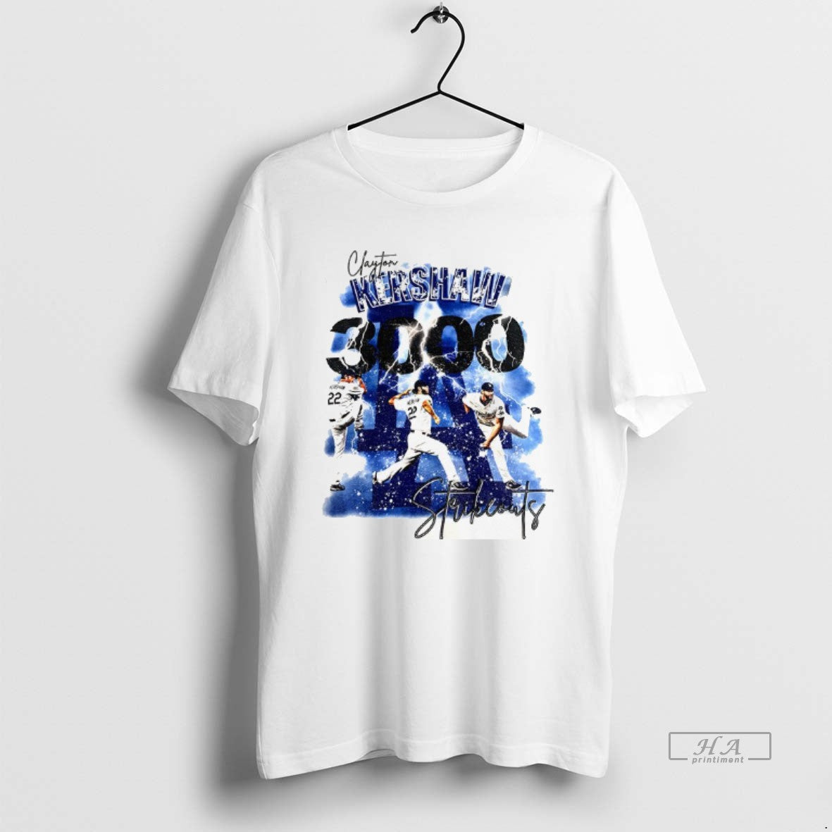 Official Trendy Clayton Kershaw 3000 Strikeouts Los Angeles Dodgers Mlb Baseball Graphic Vintage