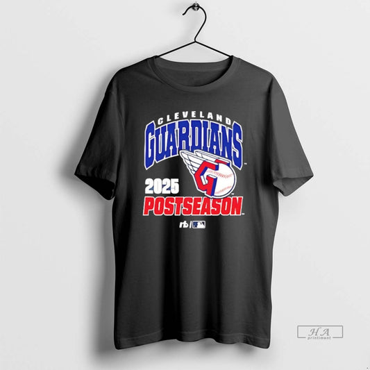 Official Trendy Cleveland Guardians Baseball 2025 Mlb Postseason Graphic