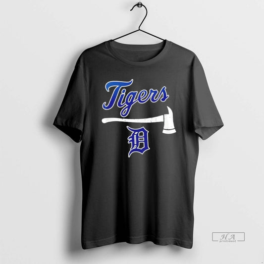 Official Trendy Detroit Tigers Firefighter Application 2 Sided