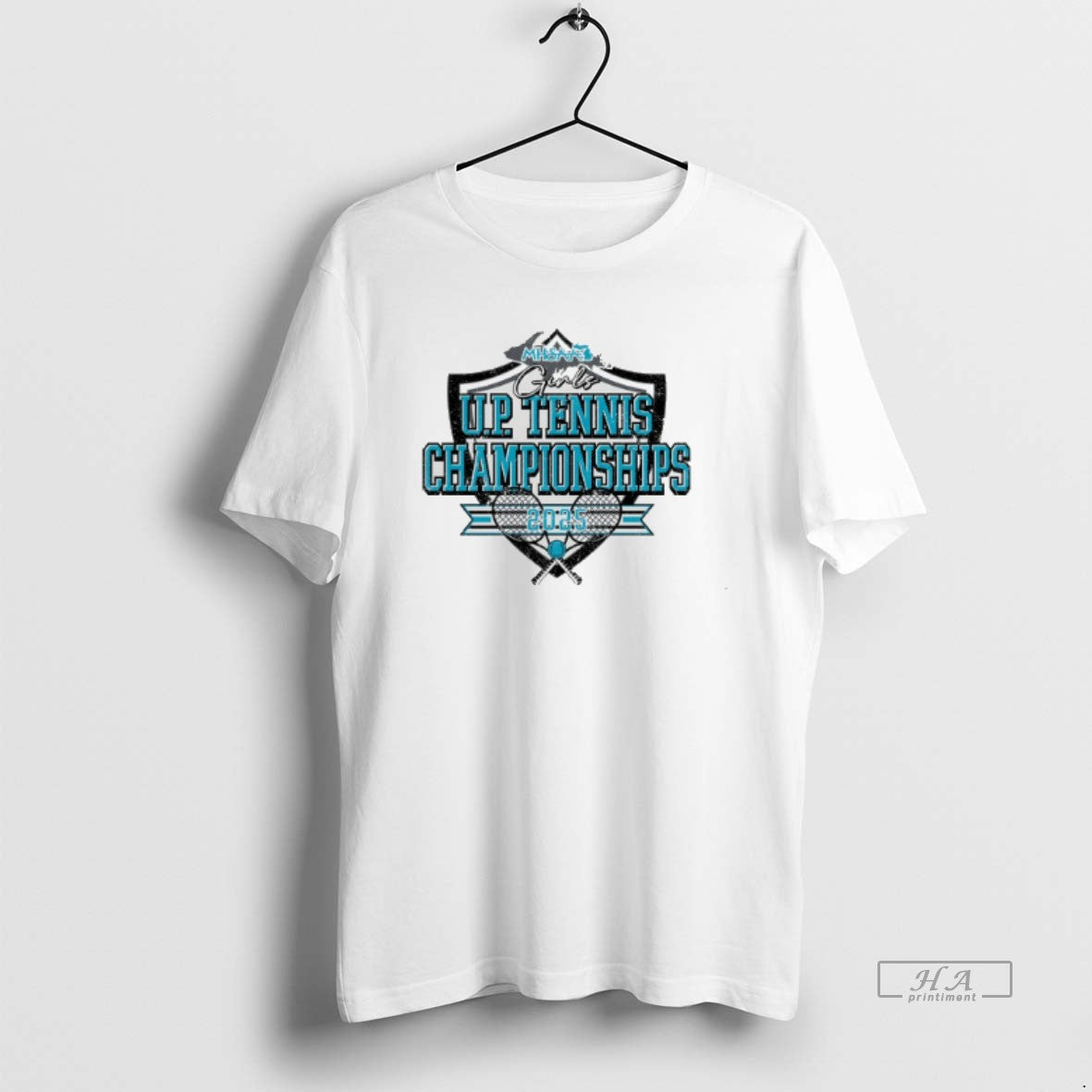 Official Trendy Girls Tennis Upper Peninsula Championships 2025 Mhsaa Logo