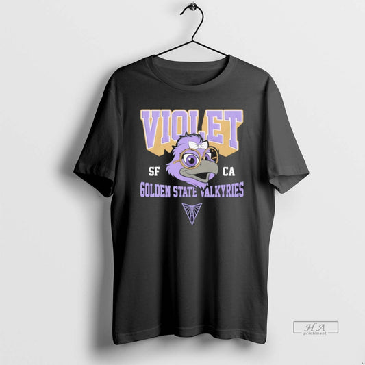 Official Trendy Golden State Valkyries Violet Big Head Mascot