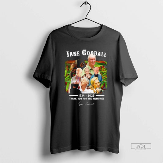 Official Trendy Jane Goodall Thank You For Your Memories Signature