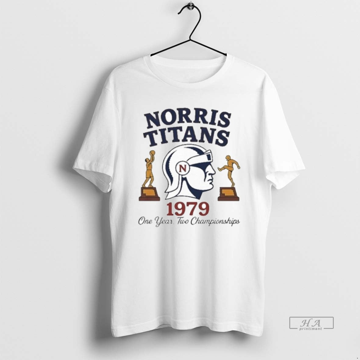 Official Trendy Norris Titans Logo One Year Two Championships 1979