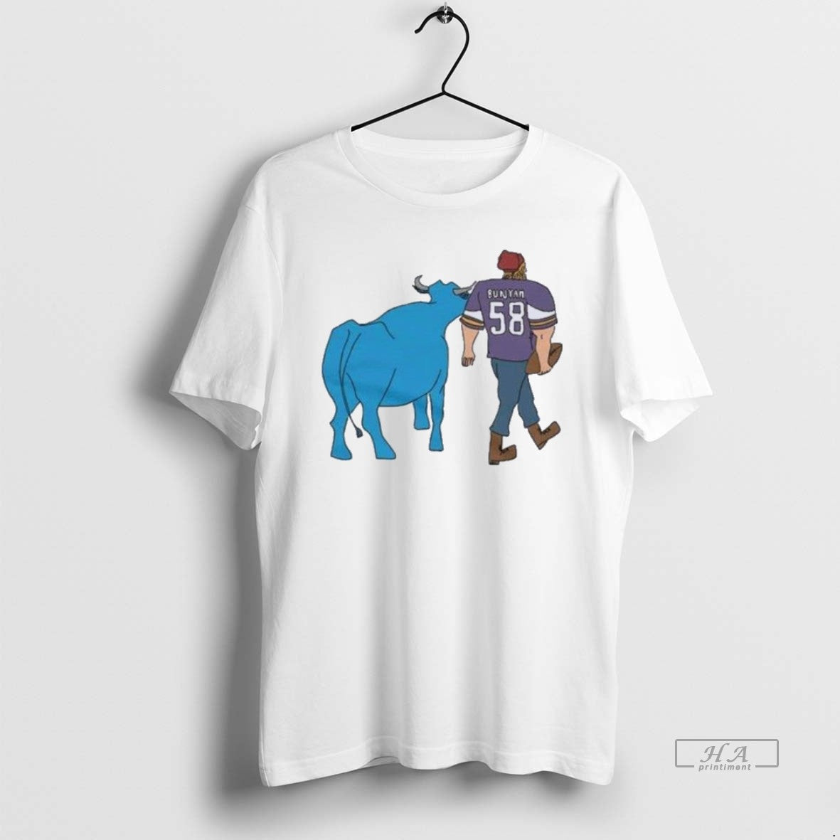 Official Trendy Paul Bunyan And Babe Blue Ox Vikings