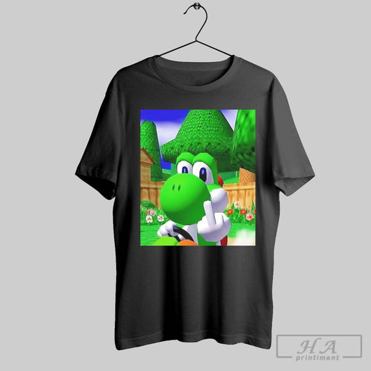 Official Trendy Video Game Character Rebellious Middle Finger Graphic