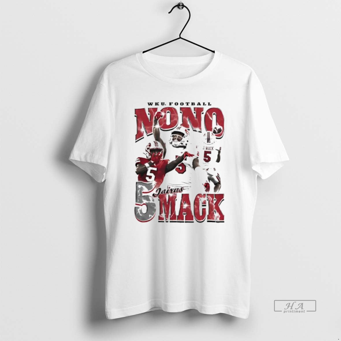 Official Trendy Western Kentucky Football Nono Jairus Mack Retro 90s Graphic