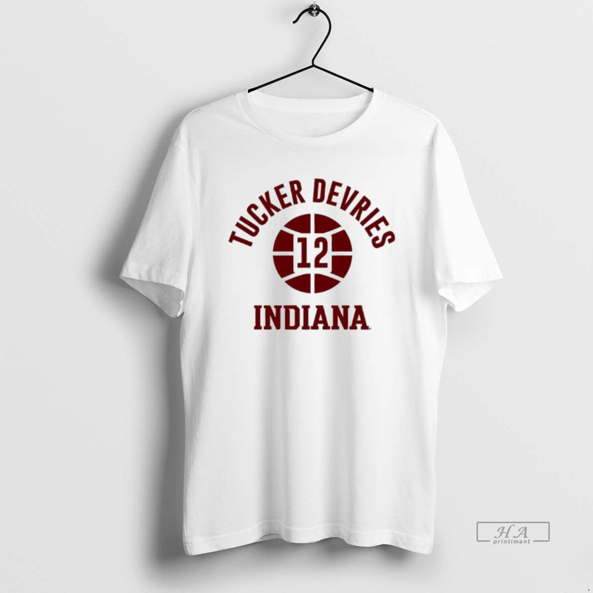 Official Tucker Devries Name Number Ball Indiana Basketball T-Shirts, Hoodie, Sweatshirt | WearSparks.com