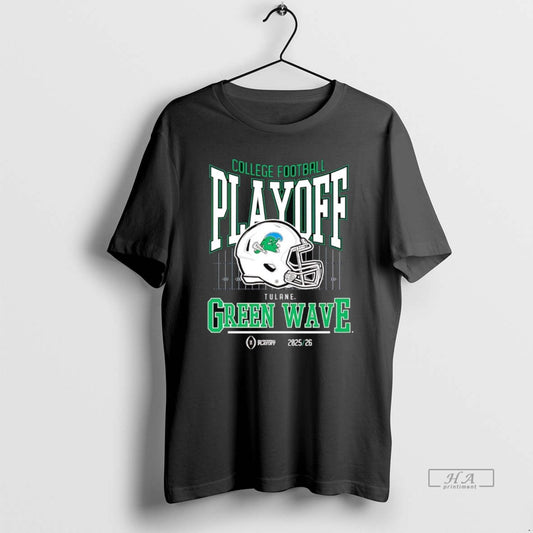 Official Tulane Green Wave 2025 26 College Football Playoff Cfp Helmet T-Shirts, Hoodie, Sweatshirt | WearSparks.com