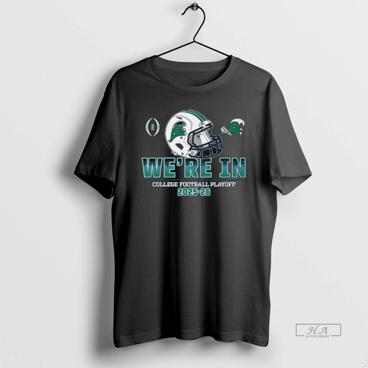 Official Tulane Green Wave College Football Playoff Were In 2025 2026 Helmet T-Shirts, Hoodie, Sweatshirt | WearSparks.com