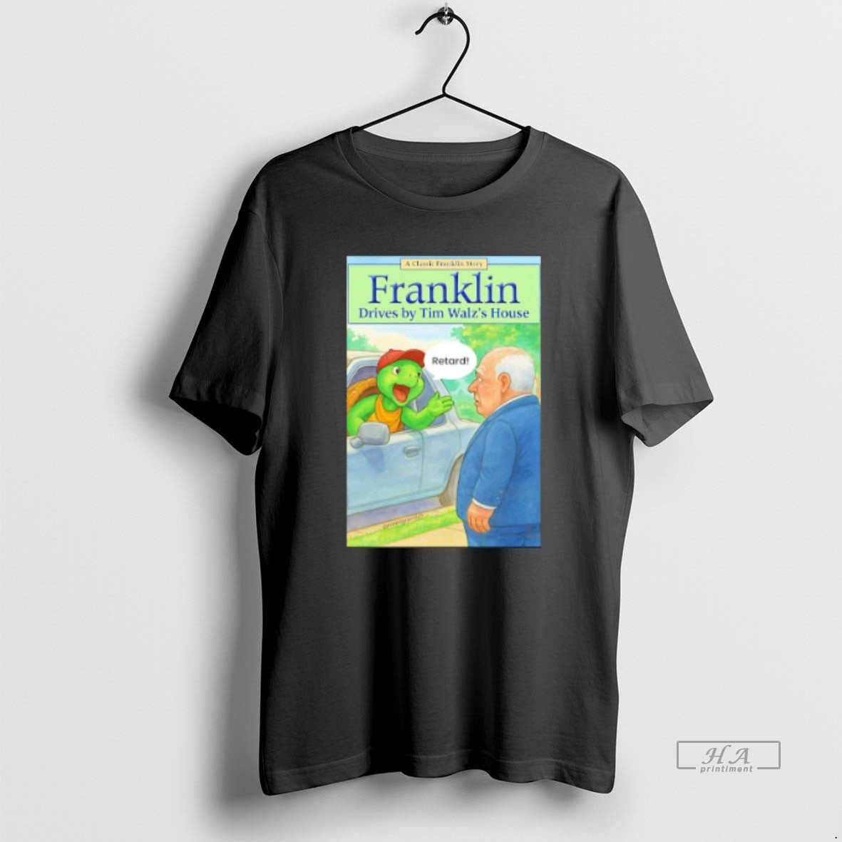 Official Turtle Franklin Drives By Tim Walzs House Pete Hegseth Meme T-Shirts, Hoodie, Sweatshirt | WearSparks.com