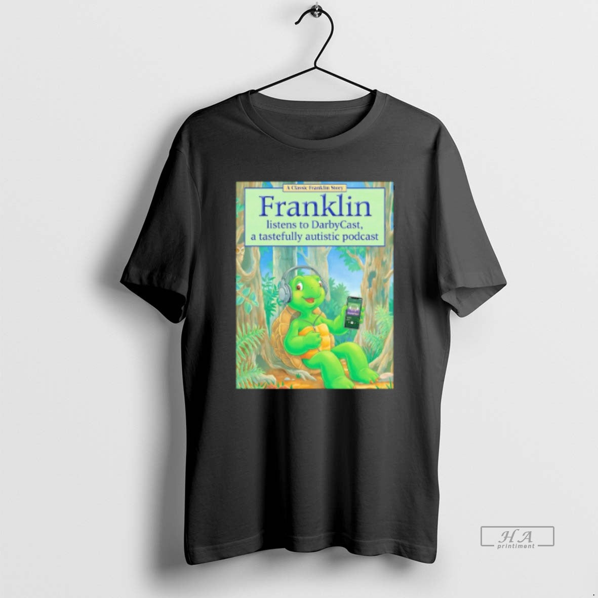 Official Turtle Franklin Listens To Darbycats A Tastefully Autistic Podcast Pete Hegseth Meme T-Shirts, Hoodie, Sweatshirt