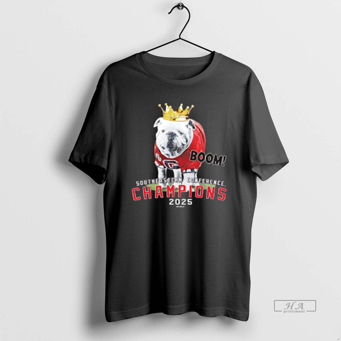 Official Uga 2025 Sec Champions Mascot Crown T-Shirts, Hoodie, Sweatshirt | WearSparks.com