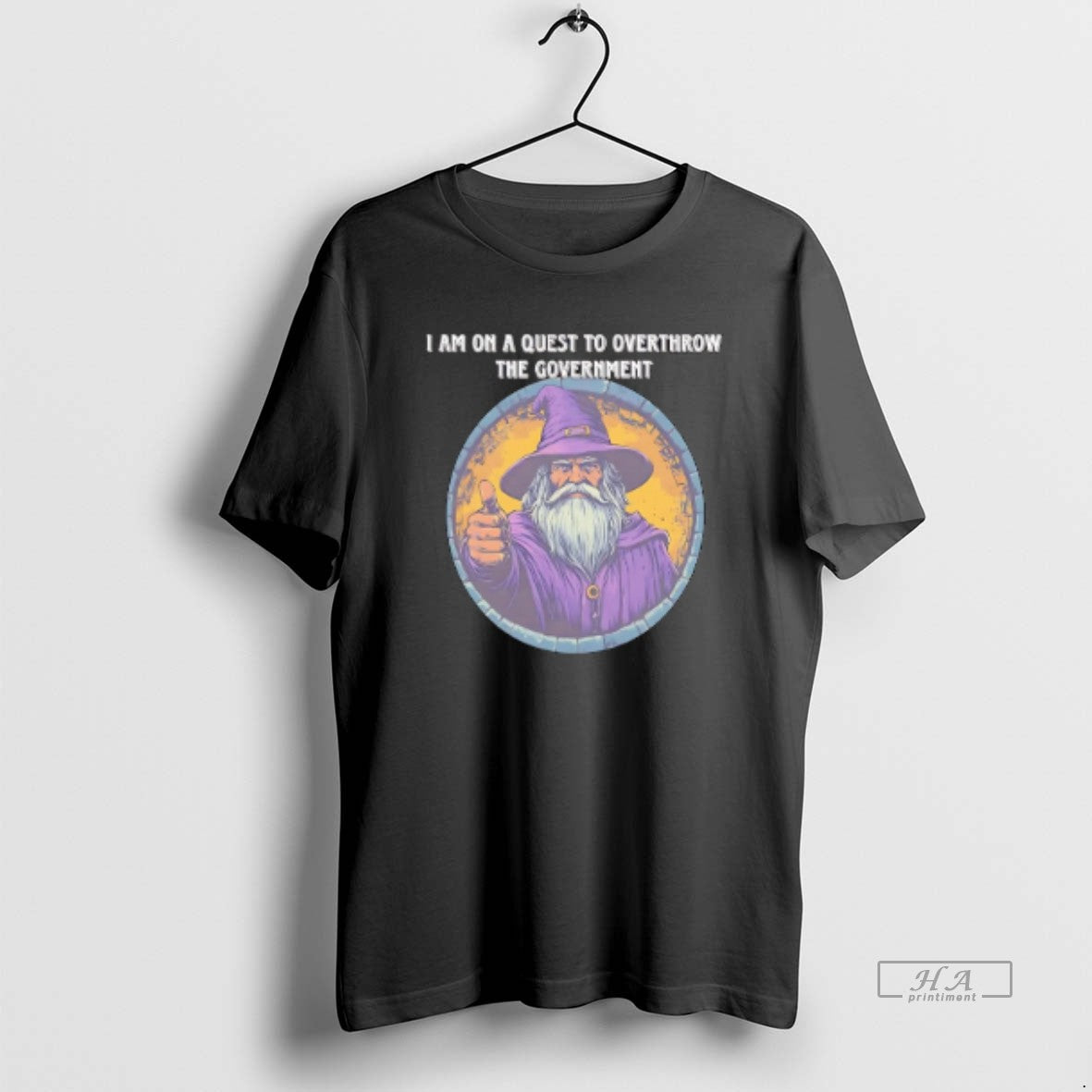 Official Wizard I Am On A Quest To Overthrow The Government T-Shirts, Hoodie, Sweatshirt | WearSparks.com