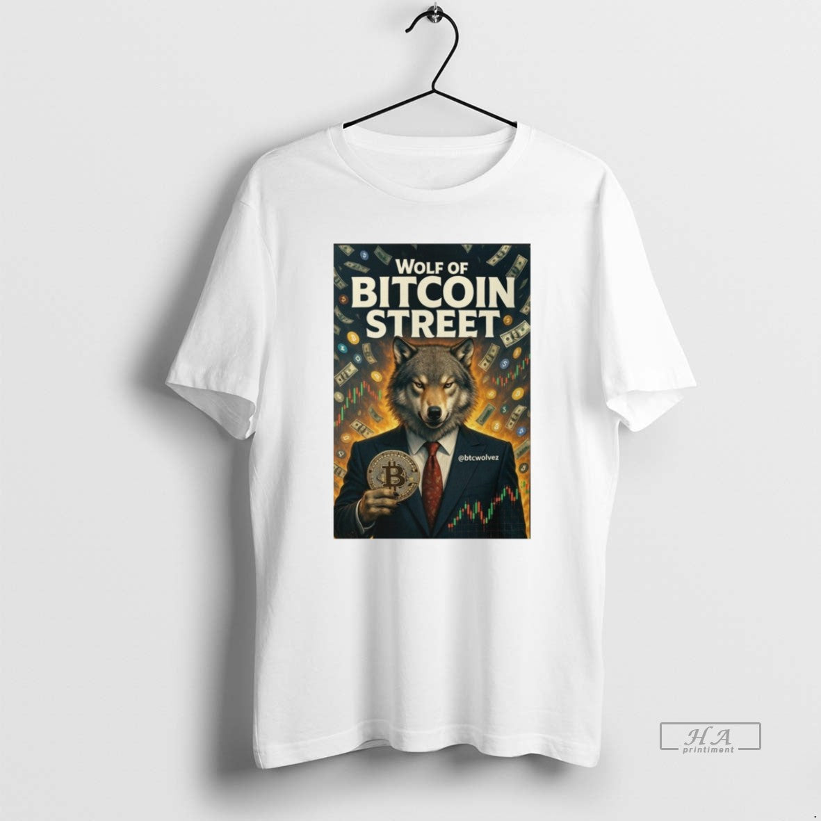 Official Wolf Of Bitcoin Street Wolf Of Wall Street T-Shirts, Hoodie, Sweatshirt | WearSparks.com