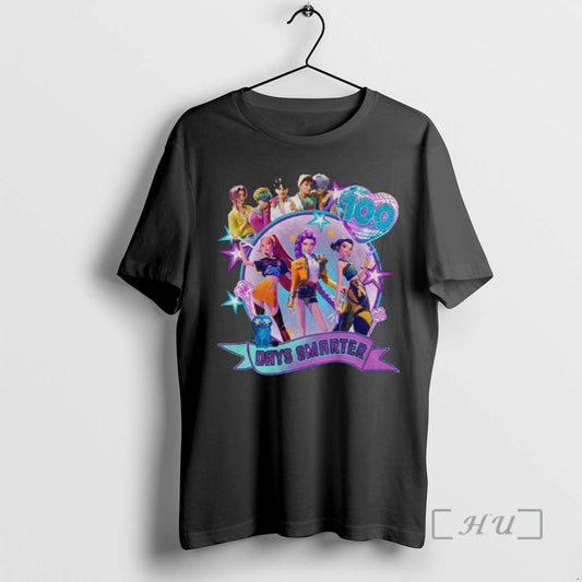 Officials 100 Days Smarter K Pop Demon Hunters T-Shirts, Hoodie, Sweatshirt | WearSparks.com